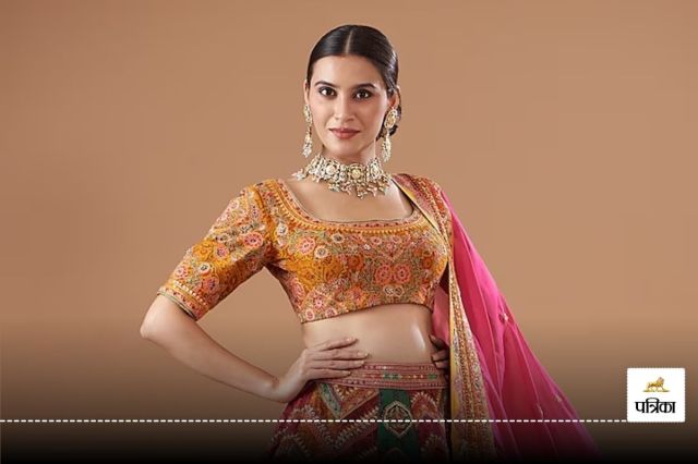 Chanderi silk lehenga