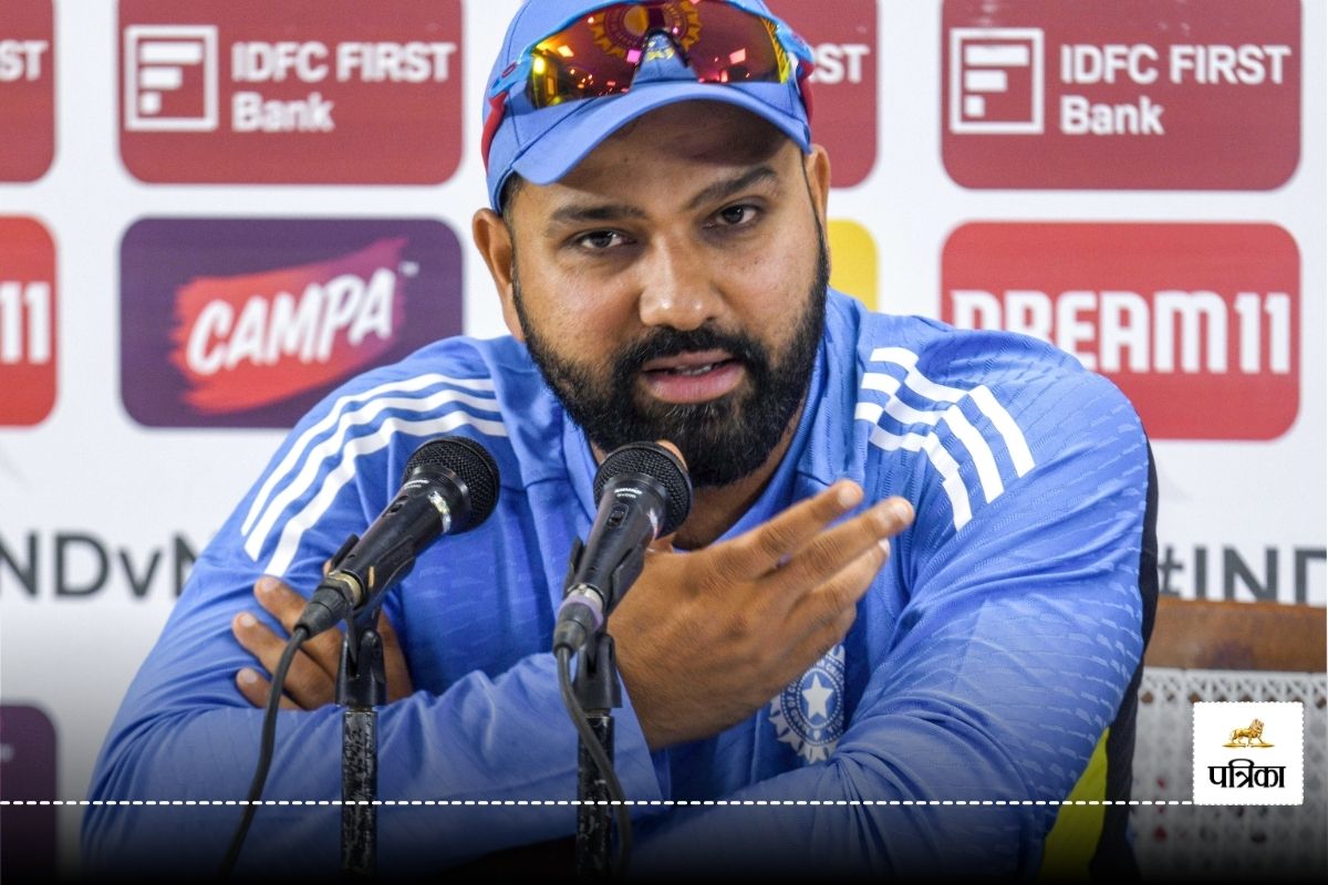 Rohit Sharma’s Press Conference: अपने बैटिंग ऑर्डर के सवाल पर झल्लाए रोहित
शर्मा, बोले- हर प्रेस कॉन्फ्रेंस में…   - image