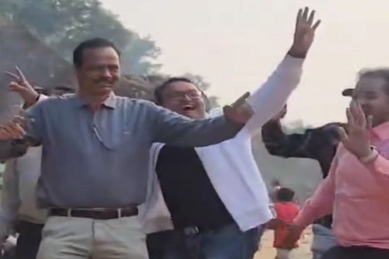 Officers dance video