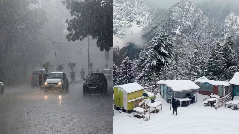 IMD has issued warning of rain and snowfall in Uttarakhand for three days from today