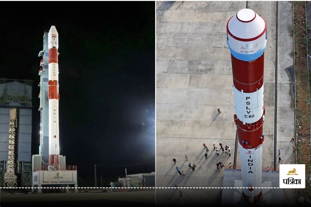 ISRO आज लॉन्च करेगा “स्पैडेक्स मिशन” लॉन्चिंग के लिए तैयार PSLV-C60