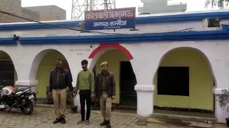 पुलिस की गिरफ्त में दुष्कर्म आरोपी