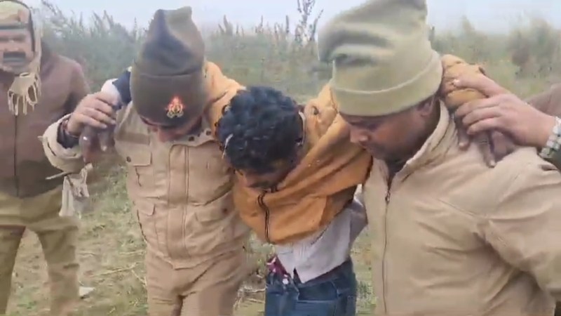 पकड़ा गया हत्या अभियुक्त