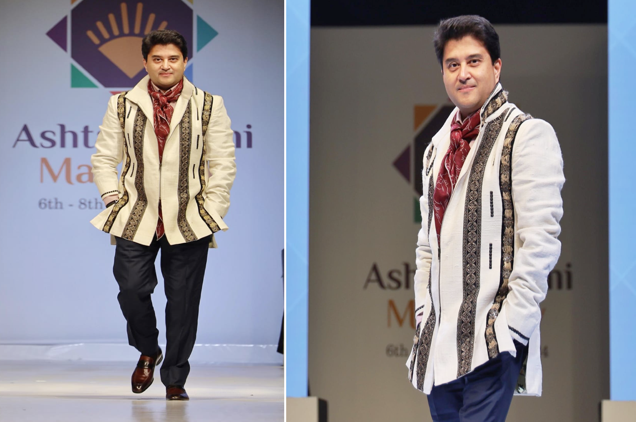 Jyotiraditya Scindia Ramp Walk in a Fashion Show