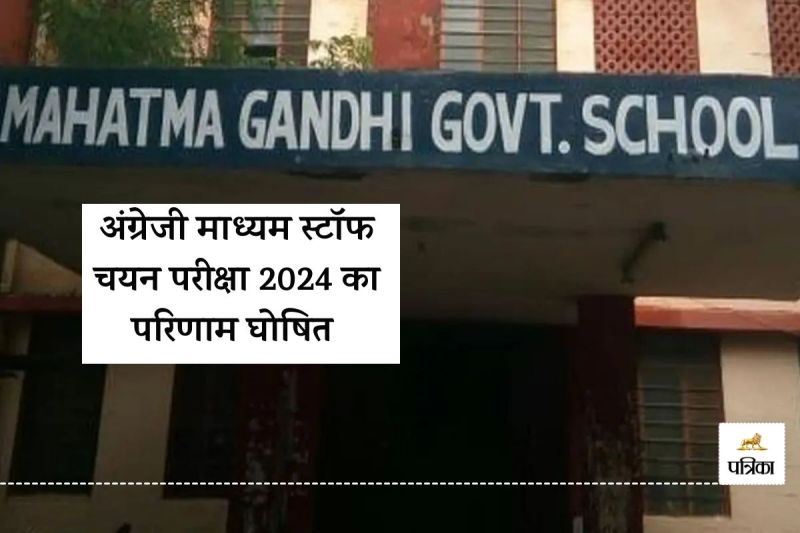 Rajasthan 3558 Mahatma Gandhi English Medium Schools Good News New Year 2025 Teachers Appointment
