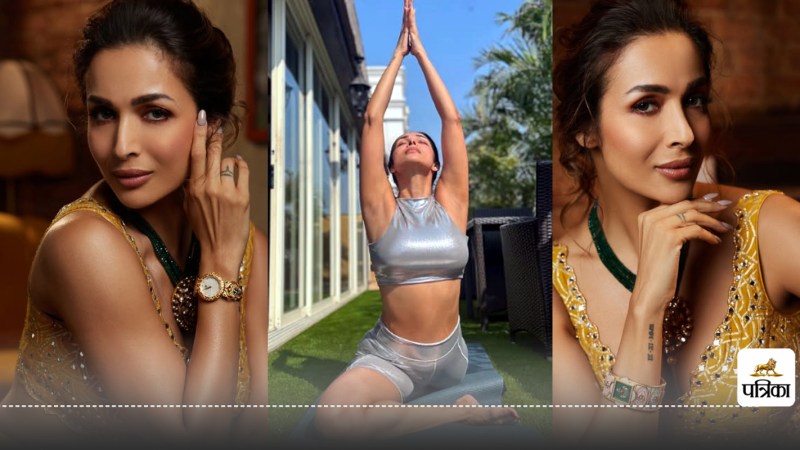 Malaika Arora Flaunts Fitness and Fashion in a Sleek Silver Co-ord