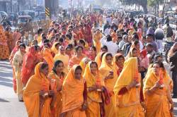 चौधरनबाई मंदिर का शुरू हुआ पंचकल्याणक महोत्सव, गाजे-बाजों के साथ निकली घटयात्रा - image