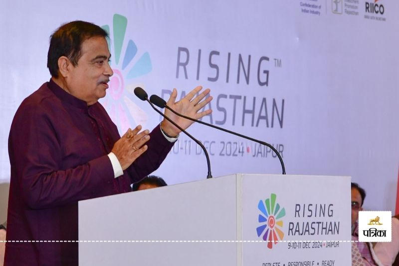 Rising Rajasthan Summit Nitin Gadkari Said Flash Charging e-bus will run between Delhi-Jaipur
