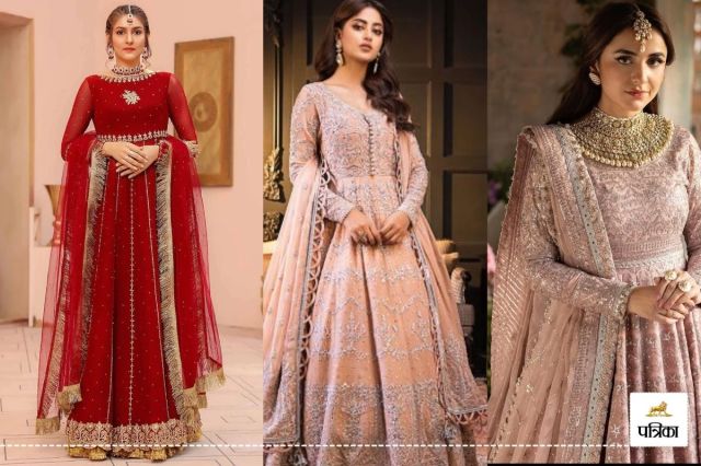 Special and trendy pakistani suit for wedding