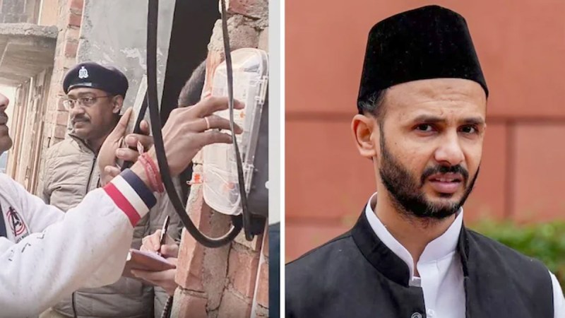 Police reached the house of Sambhal MP Ziaur Rahman barq