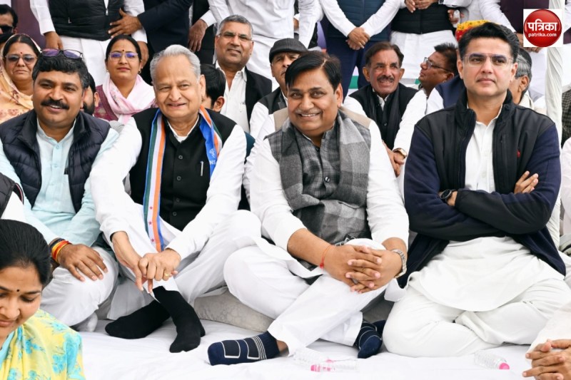 Rajasthan Congress Protest