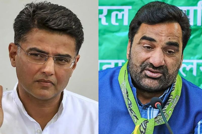 Sachin Pilot and Hanuman Beniwal