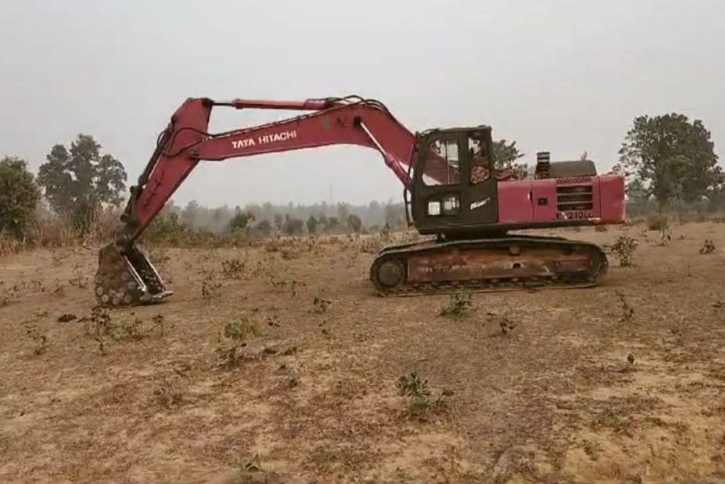 Illegal sand mining