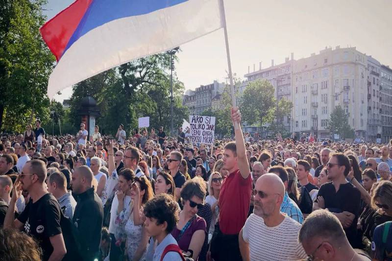 Serbia Protest.