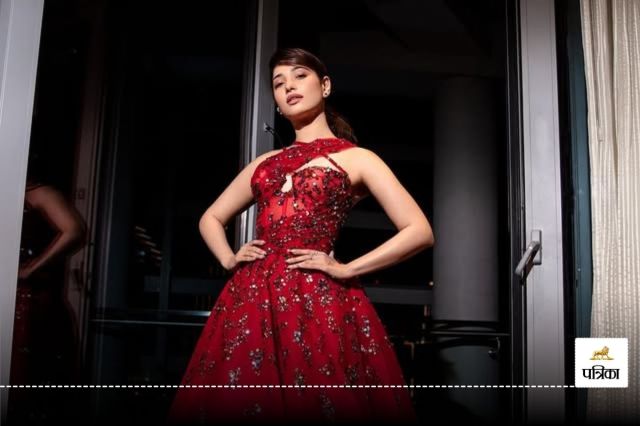 Tamannaah Bhatia sequin work gown