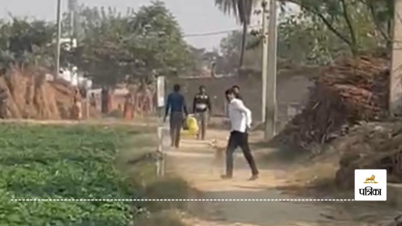 Woman beaten with sticks in Sambhal