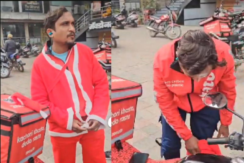 Hindu organization made the delivery boy remove Santa Claus costume on Christmas 2024