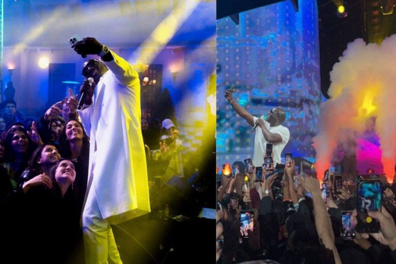 International singer Akon Performance Gautam Adani son