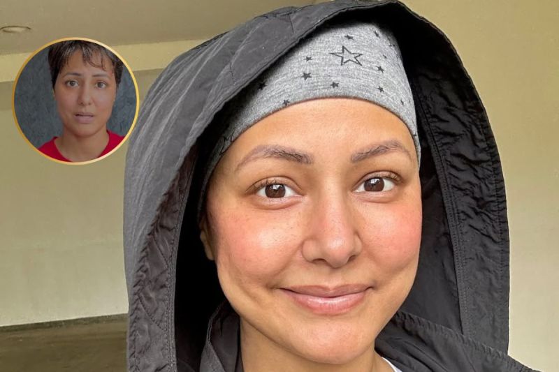 Hina Khan who is battling cancer shared a new Insta story know her health update