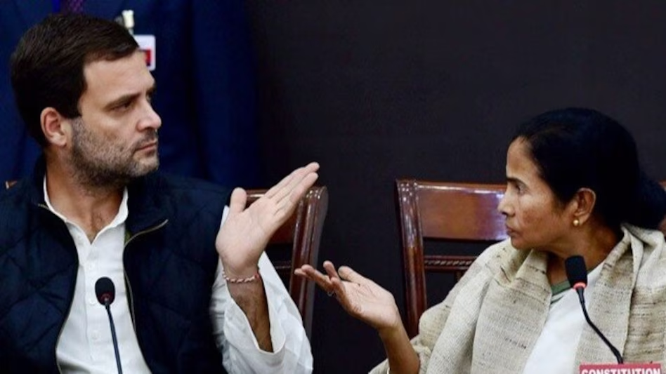 Congress Leader Rahul Gandhi and West Bengal CM Mamata Banerjee