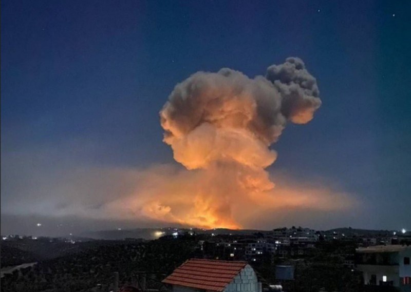 Israeli air strike in Syria