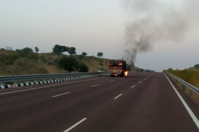 Bharatmala Expressway Fire 