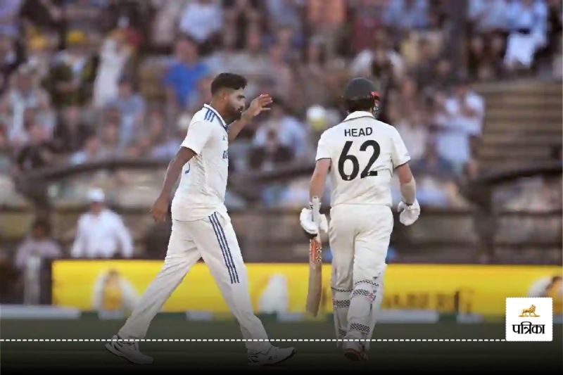 mohammed siraj vs travis head