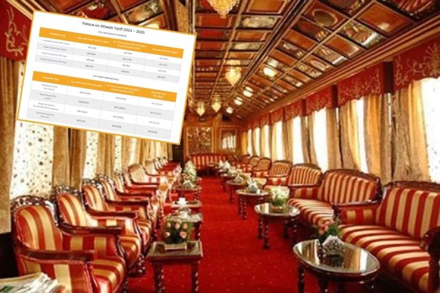 palace on wheels ticket price