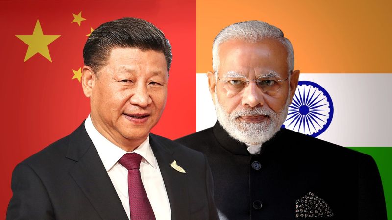 Chinese President Xi Jinping and Indian Prime Minister Narendra Modi