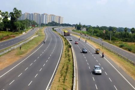 road construction in