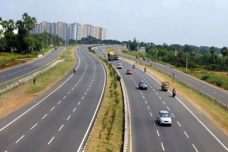 road construction in