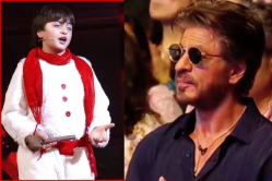 बेटे Abram Khan की परफॉर्मेंस देखने Shahrukh Khan पहुंचे अंबानी स्कूल - image