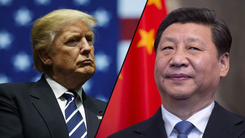 Donald Trump and Xi Jinping