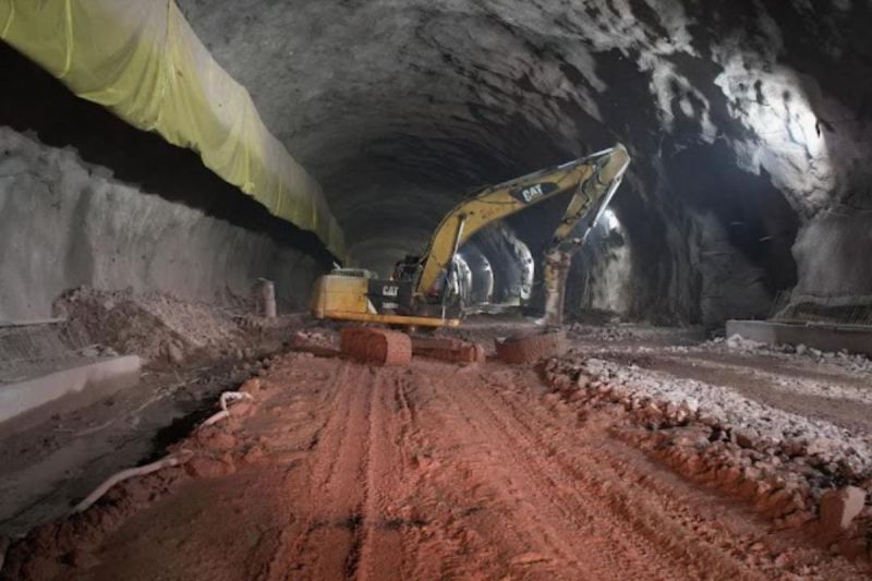 under-construction tunnel on Delhi-Mumbai Expressway in kota rajasthan collapsed, 1 worker died