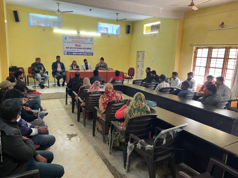 Committees will run tap water schemes, sixty rupees will be taken from each house