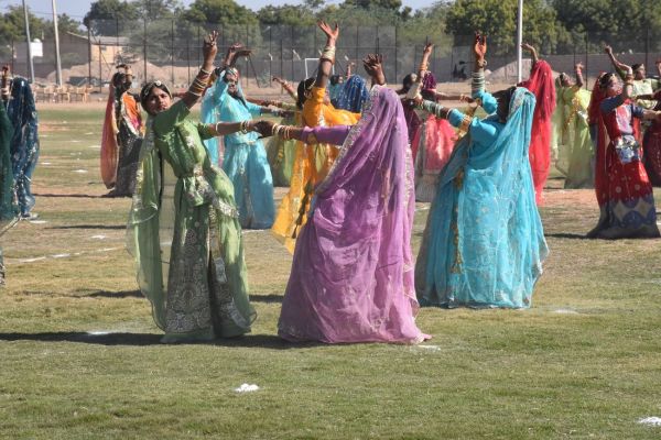 Tricolor of Republic hoisted with pride, salute of march past
