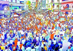 जोरदार प्रदर्शन, धाकड़ समाज सडक़ों पर, जताया आक्रोश, कलक्ट्रेट घेरा - image