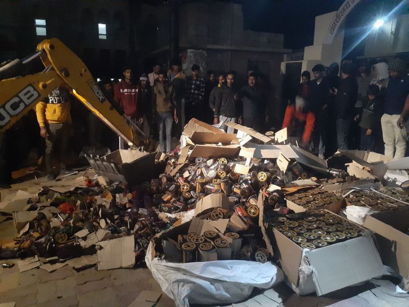 1500 spinning wheels of Chinese manjha seized