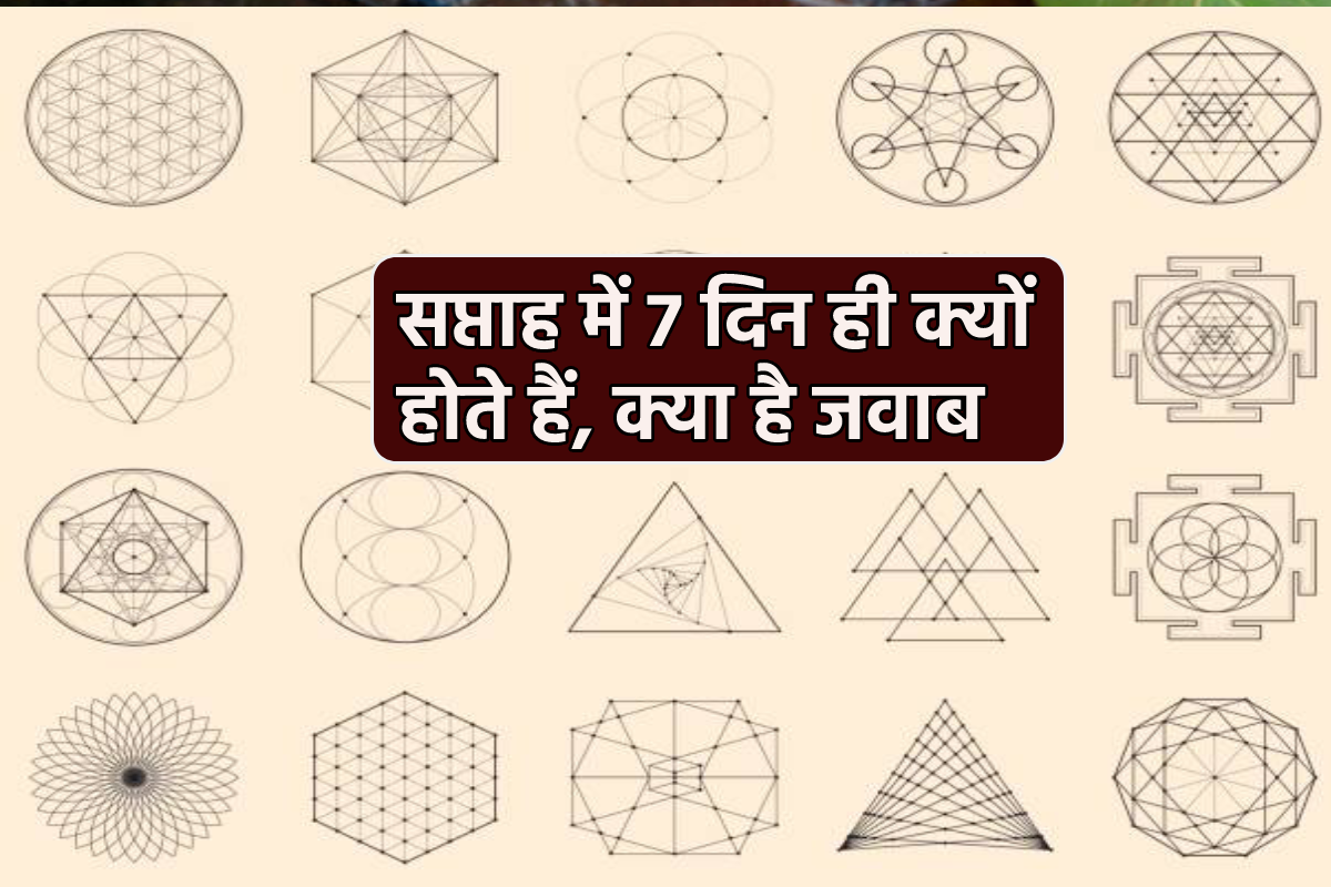 7 Days Of The Week Name : सप्ताह में 7 दिन ही क्यों होते हैं, Video में ज्योतिषी
से जानें जवाब