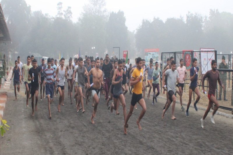 Lucknow AMC Stadium Agniveer Recruitment Rally