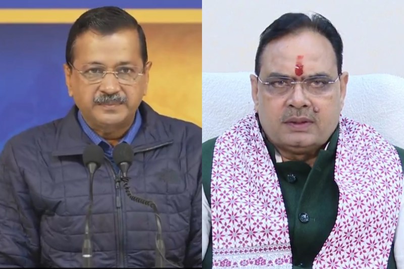 Arvind Kejriwal and CM Bhajanlal