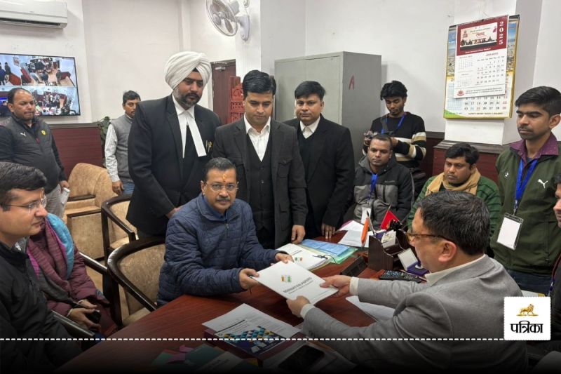 Arvind Kejriwal filed his nomination