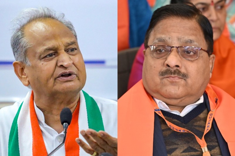 Ashok Gehlot and Radhamohan Das