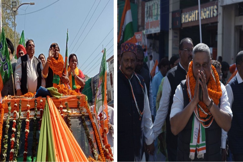 CG Election 2025: भाजपा-कांग्रेस ने रैली निकालकर किया शक्ति प्रदर्शन, फिर मेयर व 48 पार्षदों ने दाखिल किया नामांकन