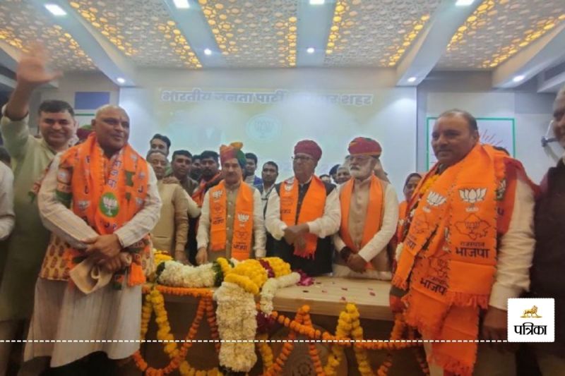 Rajasthan BJP Announced 5 District Presidents Names Rajendra Paliwal got responsibility of Jodhpur city