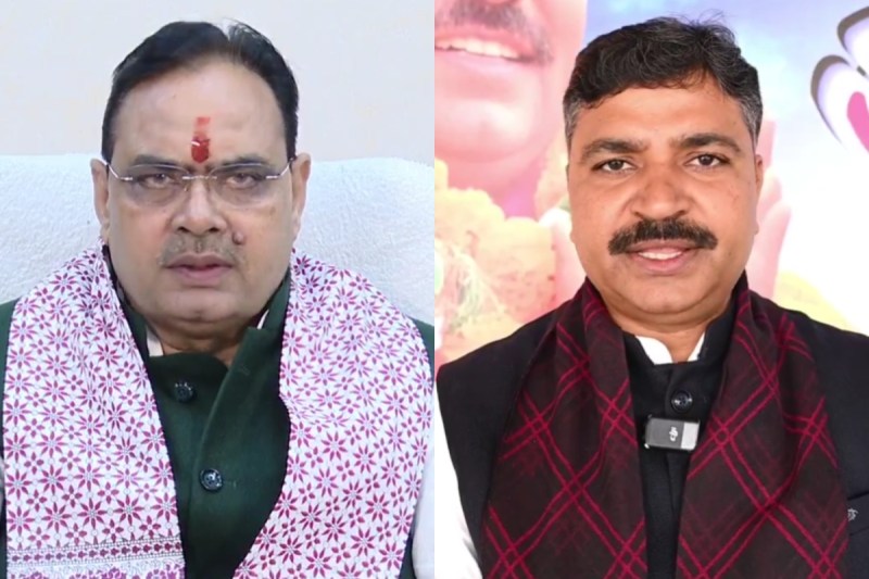 CM Bhajanlal and Tikaram Julie