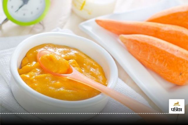 Carrot and curd face pack