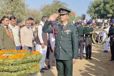 Churu Churu jawan last rites with military honours