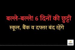 Holiday 2025: 6 दिनों की छुट्टी! इस दिन बंद रहेंगे स्कूल, बैंक व दफ्तर, जानें
वजह? - image