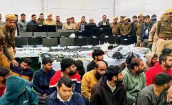 जयपुर कमिश्नरेट पुलिस ने 30 करोड़ के साइबर फ्रॉड का किया खुलासा, 8 गैंग के 30
बदमाश गिरफ्तार - image